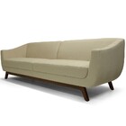 Sofá 4 Lugares Para Sala De Estar Atenas 260 Cm D02 Linho Beg