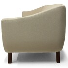 Sofá 4 Lugares Para Sala De Estar Atenas 280 Cm D02 Linho Beg