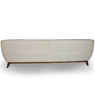 Sofá 4 Lugares Para Sala De Estar Atenas 300 Cm D02 Linho Beg