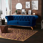 Sofá 4 Lugares Para Sala De Estar Império 260 Cm D02 Veludo A