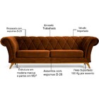 Sofá 4 Lugares Para Sala De Estar Império 260 Cm D02 Veludo T