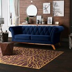 Sofá 4 Lugares Para Sala De Estar Império 300 Cm D02 Veludo A