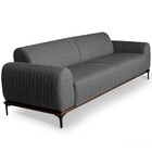 Sofá 4 Lugares Para Sala De Estar Molino 280 Cm D02 Linho Cin