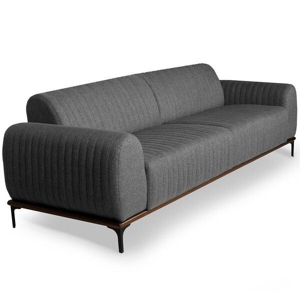 Sofá 4 Lugares Para Sala De Estar Molino 280 Cm D02 Linho Cin