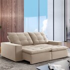 Sofá 4 Lugares Paris Retrátil E Reclinável Super Pilow 230cm