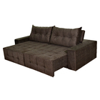 Sofá 4 Lugares Portinari Retrátil E Reclinável Suede Amassado