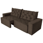 Sofá 4 Lugares Quality 2,50m Retrátil E Reclinavel Veludo - M