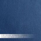 Sofá 4 Lugares Reclinável Elétrico 283cm Honduras Couro Azul