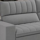 Sofá 4 Lugares Retrátil E Reclinável 250cm New Mali Cinza