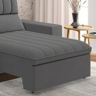 Sofá 4 Lugares Retrátil E Reclinável 250cm New Mali Grafite