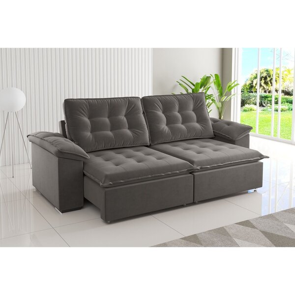 Sofá 4 Lugares Retrátil E Reclinável 250cm Provence Vieiro Gr