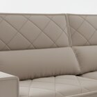 Sofá 4 Lugares Retrátil E Reclinável 250cm Viena Bege