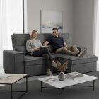 Sofá 4 Lugares Retrátil E Reclinável 250cm Viena Grafite