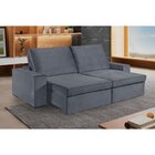 Sofá 4 Lugares Retrátil E Reclinável 290cm Samba Yescasa Graf