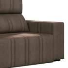 Sofá 4 Lugares Retrátil E Reclinável Barcelona Veludo Marrom