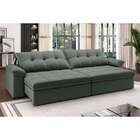 Sofá 4 Lugares Retrátil E Reclinável Com Usb Flexforma Triton