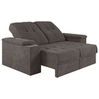 Sofá 4 Lugares Retrátil E Reclinável Com Usb Sala De Estar Ca