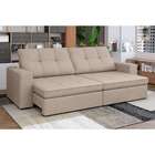 Sofá 4 Lugares Retrátil E Reclinável Flexforma Versalhes Camu