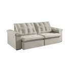 Sofá 4 Lugares Retrátil E Reclinável Itaguaí Com Usb Veludo B