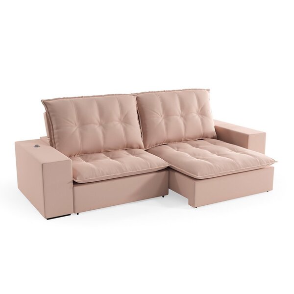 Sofá 4 Lugares Retrátil E Reclinável Kappesberg Olympia, Com