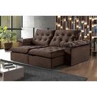 Sofá 4 Lugares Retrátil E Reclinável Martins M-147 Veludo Mar