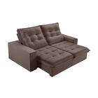 Sofá 4 Lugares Retrátil E Reclinável Martins M-166 Veludo Mar