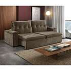 Sofá 4 Lugares Retrátil E Reclinável Pinheiros Com Entrada Us