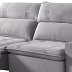 Sofá 4 Lugares Retrátil E Reclinável Pocket Hanover  Veludo P