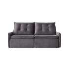 Sofá 4 Lugares Retrátil E Reclinável Slide Com Entrada Usb Ve