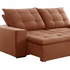 Sofá 4 Lugares Retrátil E Reclinável Super Pilow 230cm Paris