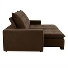 Sofá 4 Lugares Retrátil E Reclinável Super Pilow 250cm Paris