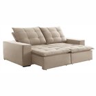 Sofá 4 Lugares Retrátil E Reclinável Super Pilow 250cm Paris