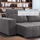 Sofá 4 Lugares Retrátil E Reclinável Super Pilow 250cm Xangai