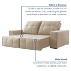 Sofá 4 Lugares Retrátil E Reclinável Super Pilow 250cm Xangai