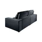 Sofá 4 Lugares Retrátil E Reclinável Valência Malha Cinza