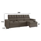 Sofá 4 Lugares Retrátil E Reclinável Veludo Soft 290cm Grécia