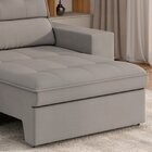 Sofá 4 Lugares Retrátil E Reclinável Veludo Soft 290cm Grécia