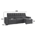 Sofá 4 Lugares Retrátil E Reclinável Veludo Soft 290cm Grécia