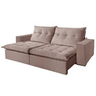 Sofá 4 Lugares Retrátil Reclinável 2,50m Veludo Eros Móveis M