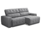 Sofá 4 Lugares Retrátil Reclinável 250cm Linho Atualle Fergui