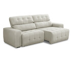 Sofá 4 Lugares Retrátil Reclinável 250cm Veludo Atualle Fergu
