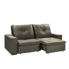 Sofá 4 Lugares Retrátil Reclinável 250cm Veludo Catarina Takei