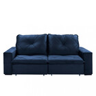 Sofá 4 Lugares Retrátil Reclinável 250cm Veludo Catarina Takei