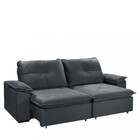 Sofá 4 Lugares Retrátil Reclinável 250cm Veludo Sakura Takei