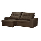 Sofá 4 Lugares Retrátil Reclinável 270cm Andorra Estofados Bu