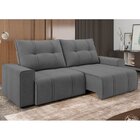 Sofá 4 Lugares Retrátil Reclinável 270cm Molas Ensacadas Pall