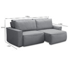 Sofá 4 Lugares Retrátil Reclinável 280cm Linho Nobile Ferguile