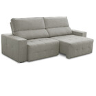 Sofá 4 Lugares Retrátil Reclinável 280cm Linho Village Fergui