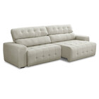 Sofá 4 Lugares Retrátil Reclinável 280cm Veludo Atualle Fergu