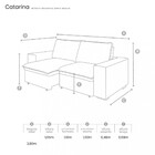 Sofá 4 Lugares Retrátil Reclinável 280cm Veludo Catarina Takei